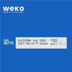 Wkset-6006 36715X2 Dled32bk 2X6 0002 32E66 Jl.D32061330-296As-M 2 Adet Led Bar (6V6led56cm)