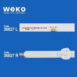 Wkset-6020 36827x3 jl.d43081330-044as-m 3 adet led bar bölünmüş 6 adet led bar