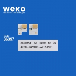 Wkset-6030 36397x10 k650wdf a2 4708-k65wdf-a2113n31 type b 10 adet led bar
