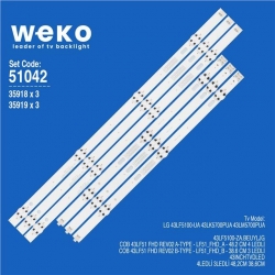 Wkset-6042 35918X3 35919X3 Cob 43Lf51 Fhd Rev02 A/B-Type 6 Adet Led Bar