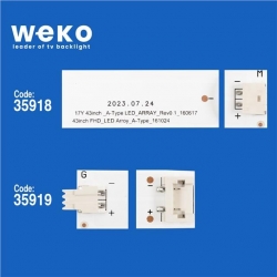 Wkset-6042 35918X3 35919X3 Cob 43Lf51 Fhd Rev02 A/B-Type 6 Adet Led Bar