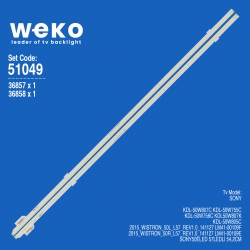 Wkset-6049 36857x1 36858x1 2015_wistron_50l/r_l57_rev1.0_141127 2 adet led bar (57led)