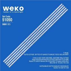 Wkset-6050 36861X5 Ms-L3184 V2  5 Adet Led Bar