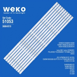 Wkset-6053 36864X10 Js-D-Jp58dm-051Ec (81225) 10 Adet Led Bar