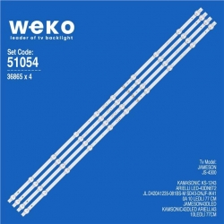 Wkset-6054 36865X4 Jl.D420A1235-081Bs-M 4 Adet Led Bar
