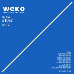 Wkset-6067 36121x1 shineon shineon 2d00292 rev a  1 adet led bar (44led)