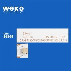 Wkset-6079 36869x3 rf-aj400s30-0801s-12 a1 3 adet led bar
