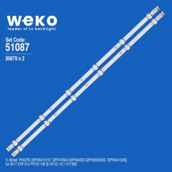 Wkset-6087 36879x2 gj-2k17 csp-315 pitch 109 01t38-1 2 adet led bar