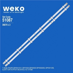 Wkset-6087 36879X2 Gj-2K17 Csp-315 Pıtch 109 01T38-1 2 Adet Led Bar