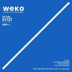Wkset-6127 34688x1 40inch snb 7020pkg 60ea rev0.6 131219  1 adet led bar (60led)
