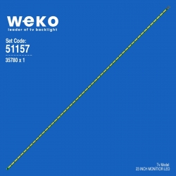Wkset-6157 35780x1 230rtj rev0.1 - 4dt343e3 - sdt245j0 - f3301g  1 adet led bar (51led)