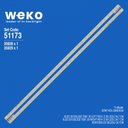 Wkset-6173 35928x1 35929x1 sled 2012sls32 7030  30 left/right rev1.2  2 adet led bar (30led)