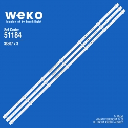 Wkset-6184 36507x3 sj.ym.d3850701-3030cs-m  3 adet led bar
