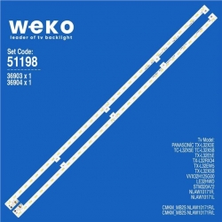 Wkset-6198 36903X1 36904X1 Cmkm-Mb2s  Nlaw10171l/R  2 Adet Led Bar (36Led)