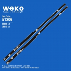 Wkset-6206 36909x1 36910x1 vh70-460sma/b 2 adet led bar (70led)