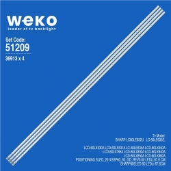 Wkset-6209 36913X4 Posıtıonıng Sled_2011Ssp60_60_Gd_Rev0 4 Adet Led Bar (60Led)
