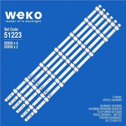 Wkset-6223 35938X4 35939X2 17Dlb50ner1 A/B 6 Adet Led Bar (7Lens)