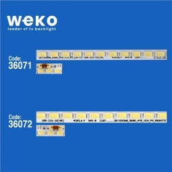 Wkset-6229 36071X1 36072X1 2011Svs46-Fhd 5K6K Left/Rıght  2 Adet Led Bar (72Led)