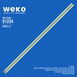 Wkset-6234 35522x2 40inch-l1s-60 - g1ge-400sm0-r6   2 adet led bar (60led)