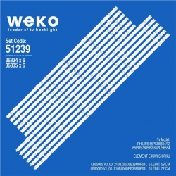 Wkset-6239 36334X6 36335X6 Lb65065 V0_00 Lb65065 V1_00  12 Adet Led Bar