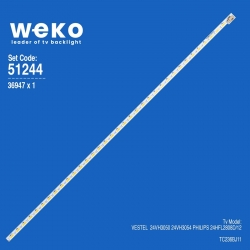 Wkset-6244 36947x1 tc236f101-i07050-la1 1 adet led bar (35led)
