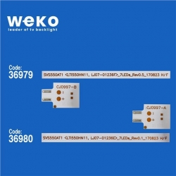 Wkset-6274 36979X7 36980X6 Svs550af3 (Ltı550hn11,Lj07-01236A/B 13 Adet Led Bar