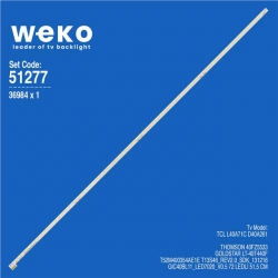 Wkset-6277 36984X1 T52m400354ae1e T13S46_Rev2.0_Sdk_131216  1 Adet Led Bar (72Led)