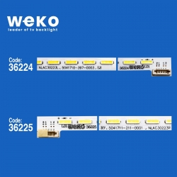 Wkset-6279 36224x1 36225x1 nlac30223l/nlac30223r 2 adet led bar (48led)