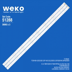 Wkset-6288 36993x3 ic-a-tbby32d572 f95n7rp39j  3 adet led bar