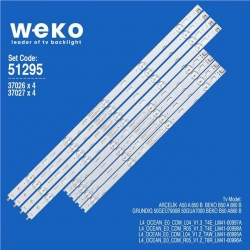Wkset-6295 37026X4 37027X4 Se50d09l/R-Zc22ag-03 8 Adet Led Bar