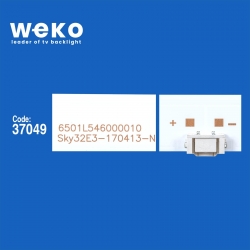 Wkset-6312 37049x3 skyworth rf-az320e30-601s-02 a0  3 adet led bar