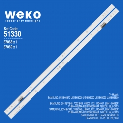 Wkset-6330 37068x1 37069x1 vh80-480sma/b-r2  2 adet led bar (72led)