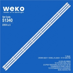 Wkset-6340 37074X3 Js-Jp43a71081er.909L (91210)  3 Adet Led Bar