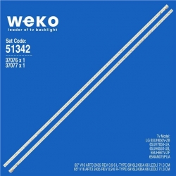 Wkset-6342 37076X1 37077X1 65 V16 Art3 2435/4 Rev 0,9 6 L/R-Type 2 Adet Led Bar (66Led)