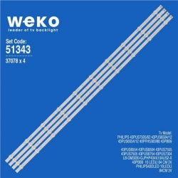 Wkset-6343 37078X4 Lb-Gm3030-Gjphp434x10aus2-X  4 Adet Led Bar