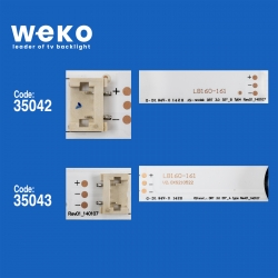 Wkset-6355 35042x5 35043x5 lg innotek drt 3.0 55_a/b type 115 cm birleştirilmiş led kodu 5 adet led bar