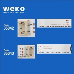 Wkset-6355 35042X5 35043X5 Lg Innotek Drt 3.0 55_A/B Type 115 Cm Birleştirilmiş Led Kodu 5 Adet Led Bar