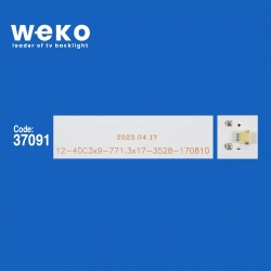 Wkset-6371 37091x3 zk40d09-zc21fg-01 303zk400031 9s1p 3 adet led bar