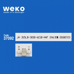 Wkset-6372 37092x2 jh 315lb-3030-6c1b-hhf 2x6  2 adet led bar (3v6led58,7cm)