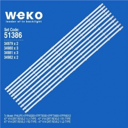 Wkset-6386  34979X2 34980X3 34981X3 34982X2  47 V14 Drt Rev0.2 1  94 Cm Birleştirilmiş Led Kodu 5 Adet Led Bar
