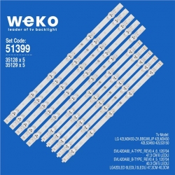 Wkset-6399 35128X5 35129X5 Svl420a60_A/Btype_Rev0.4_6_120704  10 Adet Led Bar
