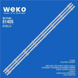 Wkset-6405 37133X3 06-43F9-Smc3030-0D22-3X8-W12-190826-B 3 Adet Led Bar
