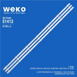 Wkset-6412 37139X3 Jl.D42571330-003As-M_V01 Svh425a05  3 Adet Led Bar