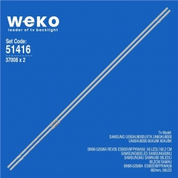Wkset-6416 37008X2 Bn96-52596A Rev00 Es60sv8fpkwa56  2 Adet Led Bar (56Led)