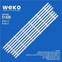 Wkset-6429 37157X4 37158X4 V0T7-580Sma/B-R0 8 Adet Led Bar