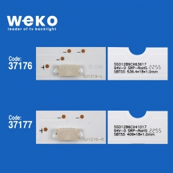Wkset-6446 37176x7 37177x7 sbt55 636 55039d715sn1l/r 14 adet led bar