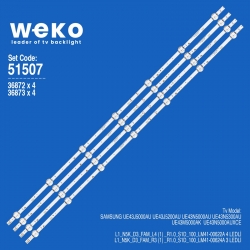 Wkset-6507 36872x4 36873x4  l1_n5k_d3_fam_l4/r3 4 adet birleştirilmiş led kod 4 adet led bar