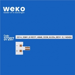 Wkset-6514 37207X12 2014_Sony_Dırect_48_A/B_3228_6Leds140404 12 Adet Led Bar