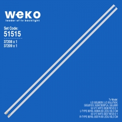 Wkset-6515 37208x1 37209x1 55 v17 art3 3037/3038 2 adet led bar (60led)