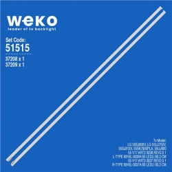 Wkset-6515 37208X1 37209X1 55 V17 Art3 3037/3038 2 Adet Led Bar (60Led)